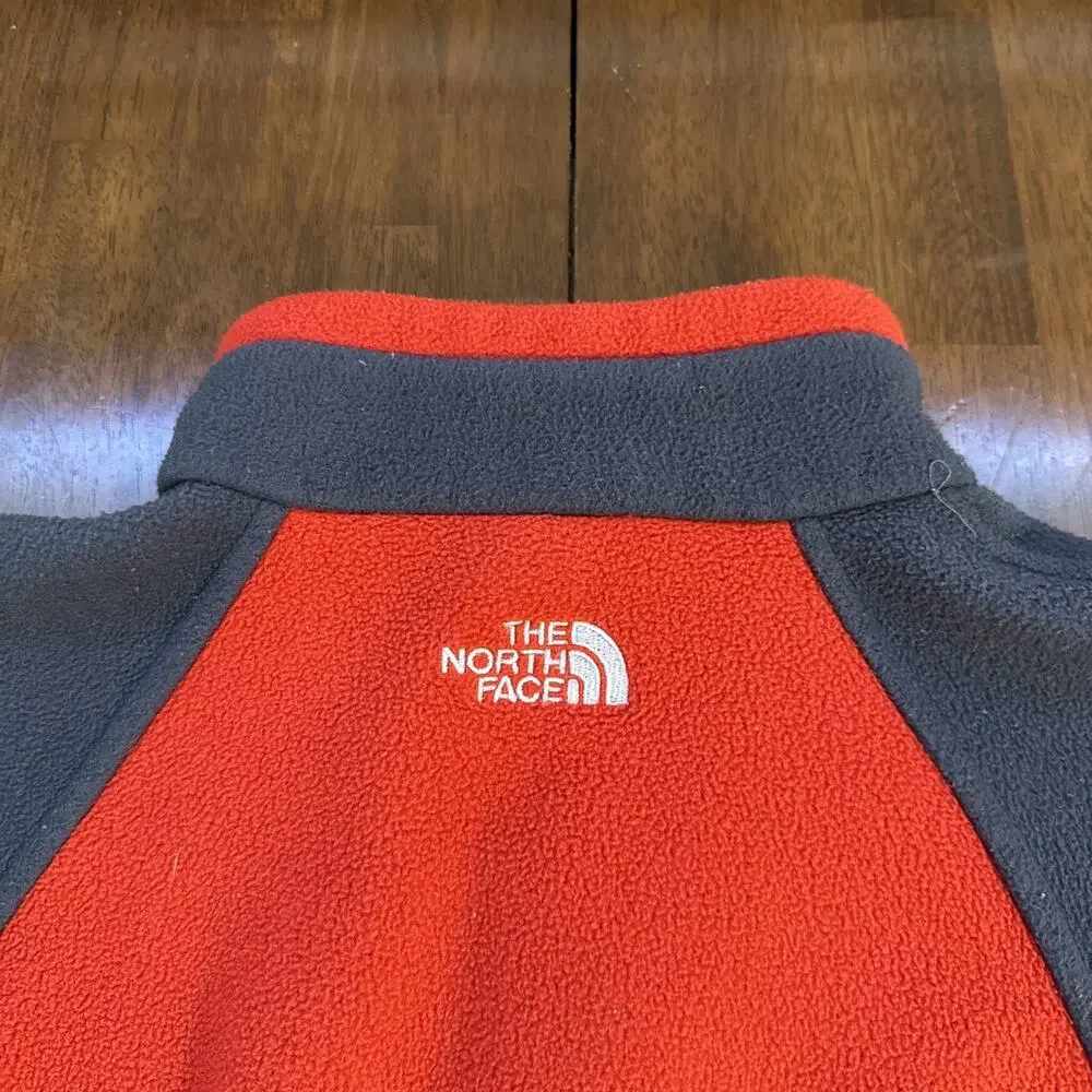 The North Face Fleece‎ Jacket Boys XL Long Sleeve Full Zip Red Pockets